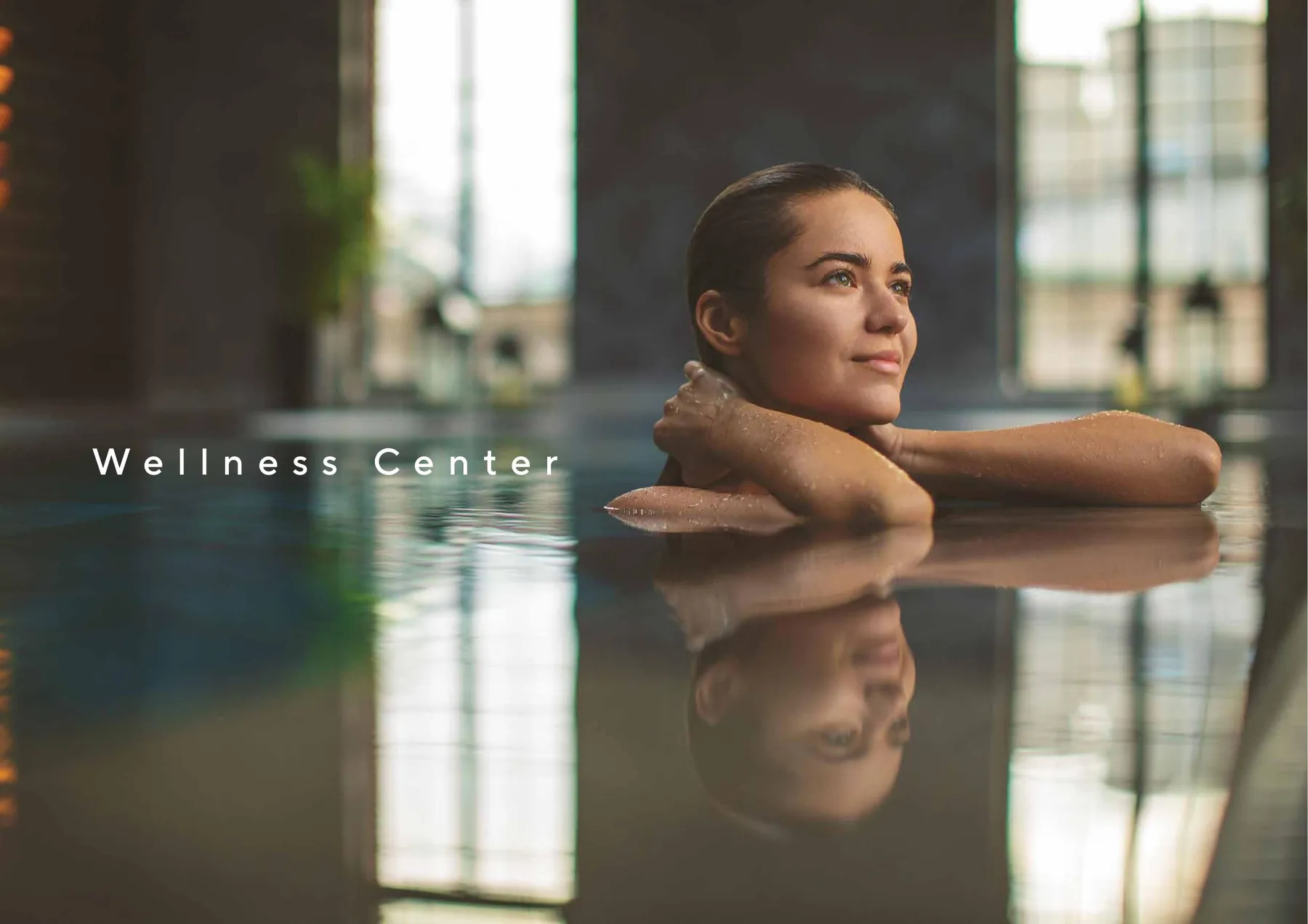 Wellness center do All Resort com piscina coberta e spa